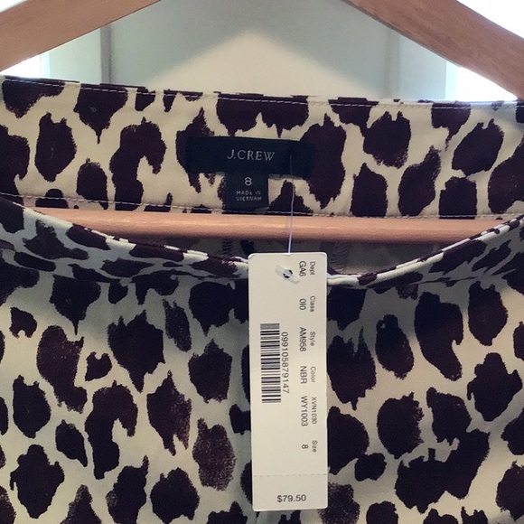 J. Crew Slim Bermuda Shorts in Giraffe Print Stretch Chino NWT - Picture 4 of 7
